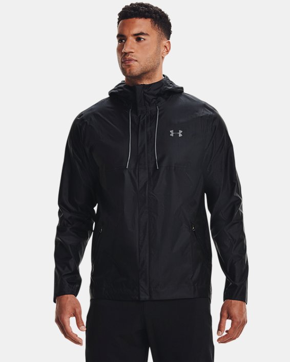 Men's UA Stormproof Cloudstrike Shell Jacket, Black, pdpMainDesktop image number 0